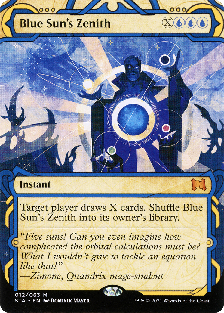 {R} Blue Sun's Zenith [Strixhaven: School of Mages Mystical Archive][STA 012]