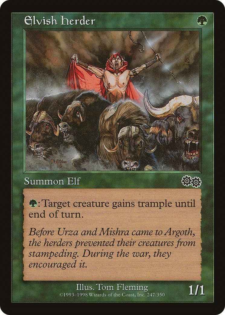 {C} Elvish Herder [Urza's Saga][USG 247]