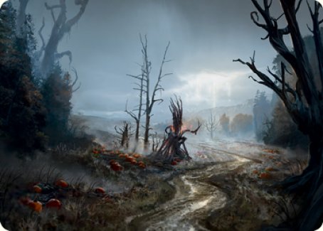 {A} Overgrown Farmland Art Card [Innistrad: Midnight Hunt Art Series][AMID 074]