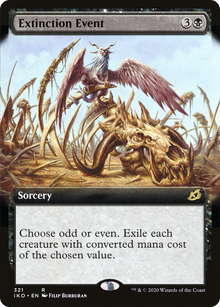 {R} Extinction Event (Extended Art) [Ikoria: Lair of Behemoths][IKO 321]