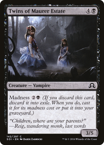 {C} Twins of Maurer Estate [Shadows over Innistrad][SOI 142]