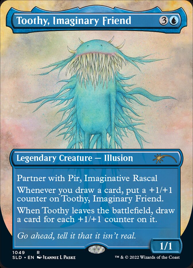 {R} Toothy, Imaginary Friend (Borderless) [Secret Lair Drop Series][SLD 1049]