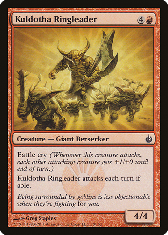 {C} Kuldotha Ringleader [Mirrodin Besieged][MBS 070]
