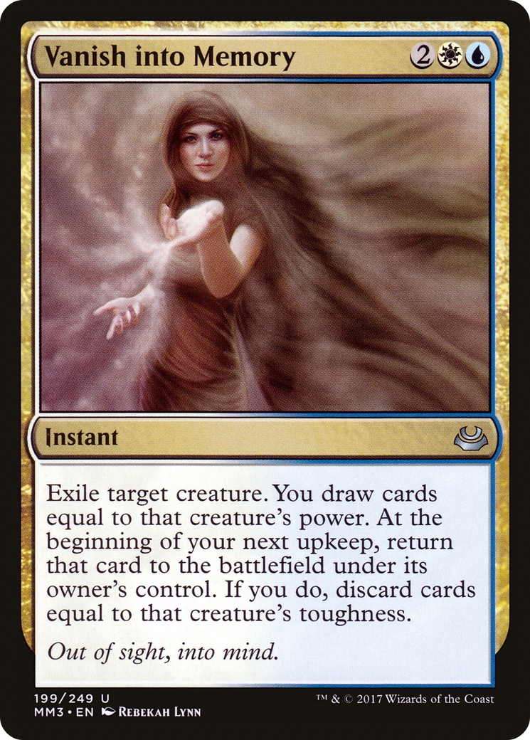 {C} Vanish into Memory [Modern Masters 2017][MM3 199]