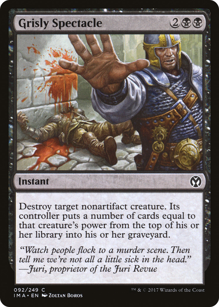 {C} Grisly Spectacle [Iconic Masters][IMA 092]