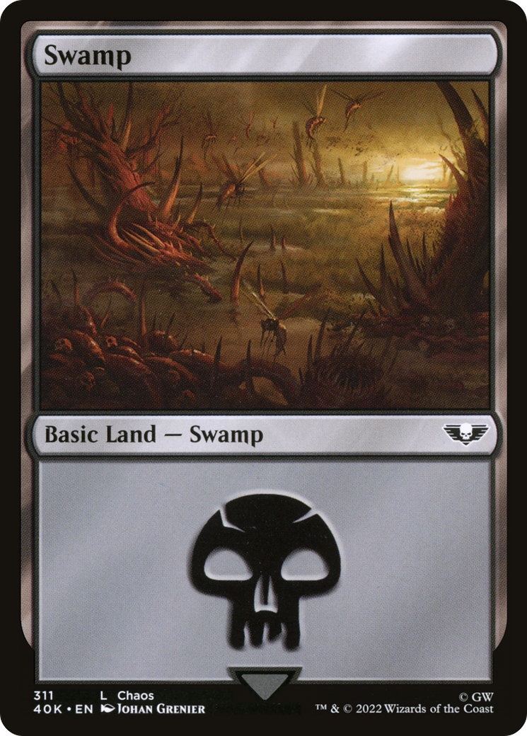 {B}[40K 311] Swamp (311) [Universes Beyond: Warhammer 40,000]