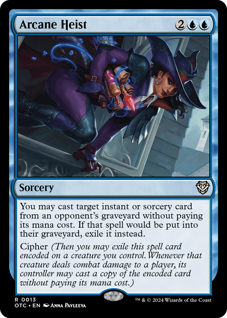 {R} Arcane Heist [Outlaws of Thunder Junction Commander][OTC 013]