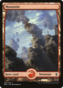 {B}[BFZ 269] Mountain [Battle for Zendikar]
