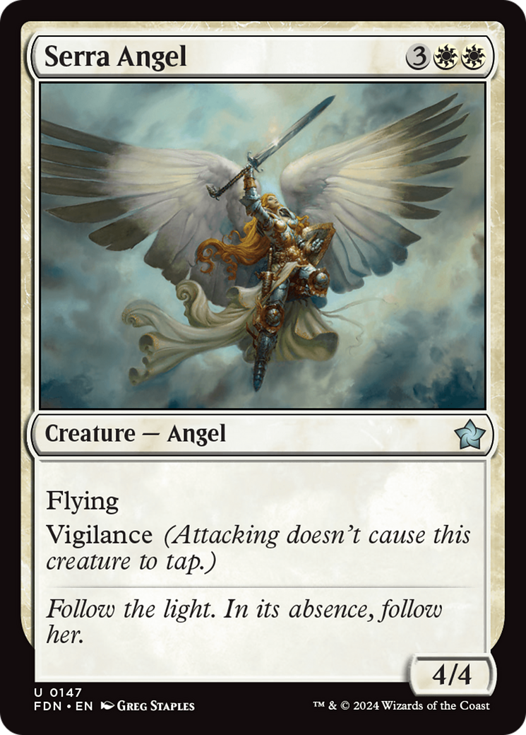 {@C} Serra Angel [Foundations][FDN 147]