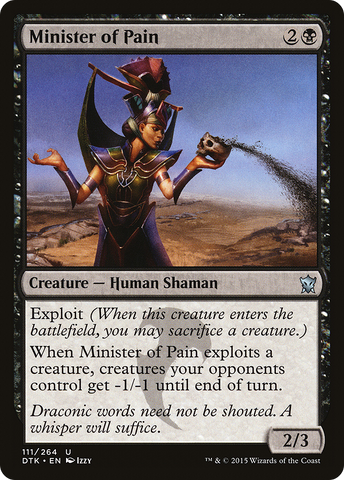 {C} Minister of Pain [Dragons of Tarkir][DTK 111]