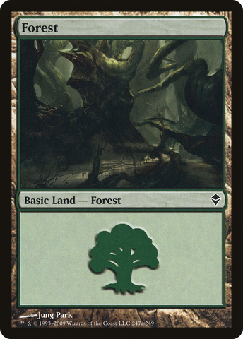 {B}[ZEN 247] Forest (247a) [Zendikar]