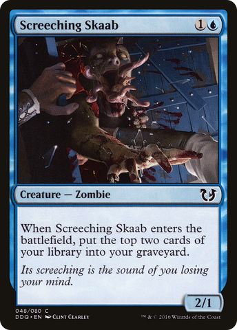 {C} Screeching Skaab [Duel Decks: Blessed vs. Cursed][DDQ 048]