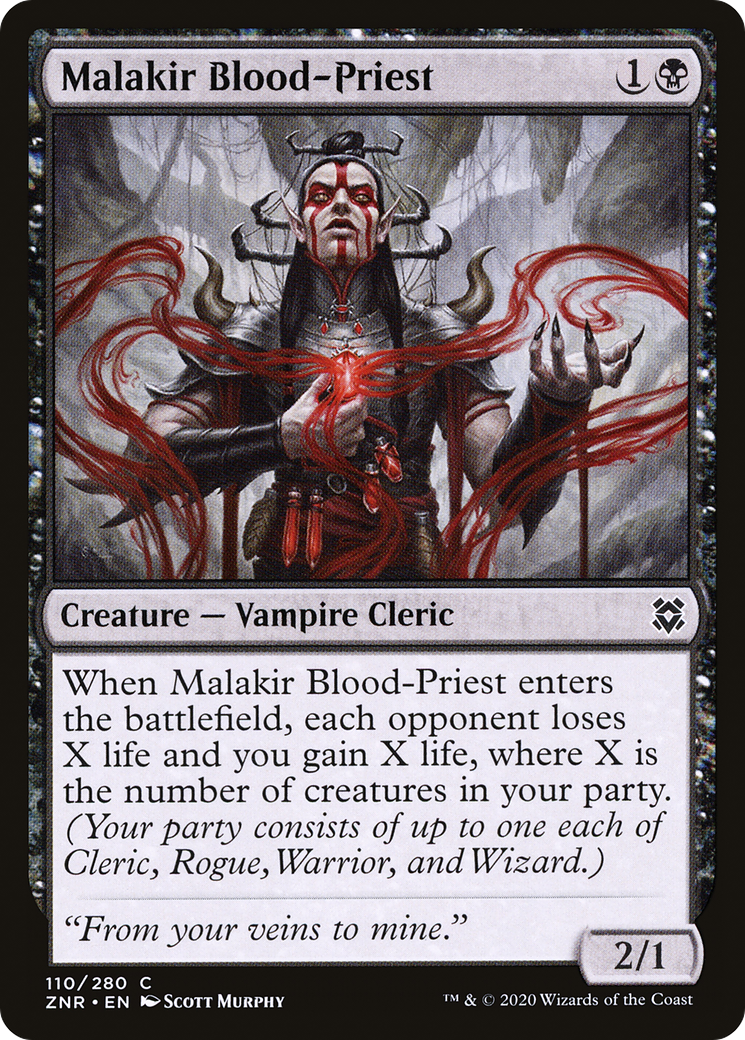 {C} Malakir Blood-Priest [Zendikar Rising][ZNR 110]