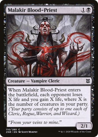 {C} Malakir Blood-Priest [Zendikar Rising][ZNR 110]