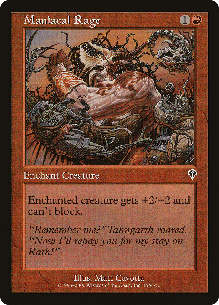 {C} Maniacal Rage [Invasion][INV 155]