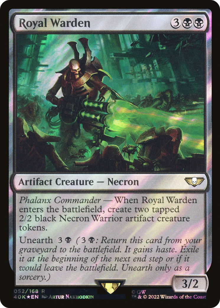 {R} Royal Warden (Surge Foil) [Universes Beyond: Warhammer 40,000][SF 40K 052]