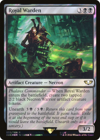 {R} Royal Warden (Surge Foil) [Universes Beyond: Warhammer 40,000][SF 40K 052]