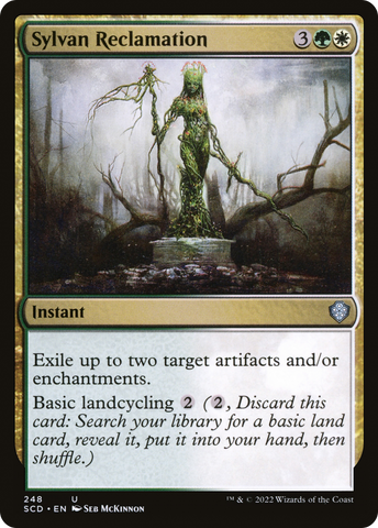 {C} Sylvan Reclamation [Starter Commander Decks][SCD 248]