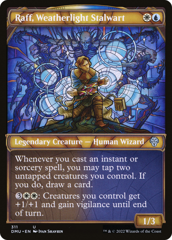 {C} Raff, Weatherlight Stalwart (Showcase) [Dominaria United][DMU 311]