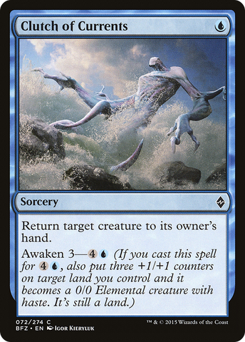 {C} Clutch of Currents [Battle for Zendikar][BFZ 072]