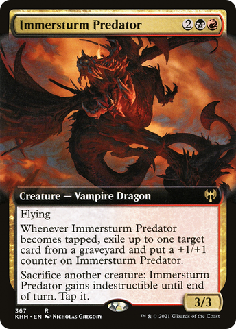 {R} Immersturm Predator (Extended Art) [Kaldheim][KHM 367]