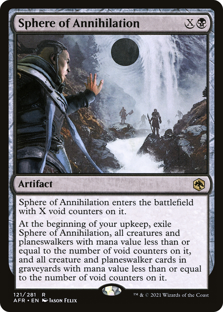 {R} Sphere of Annihilation [Dungeons & Dragons: Adventures in the Forgotten Realms][AFR 121]