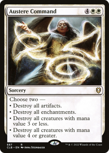 {R} Austere Command [Commander Legends: Battle for Baldur's Gate][CLB 687]
