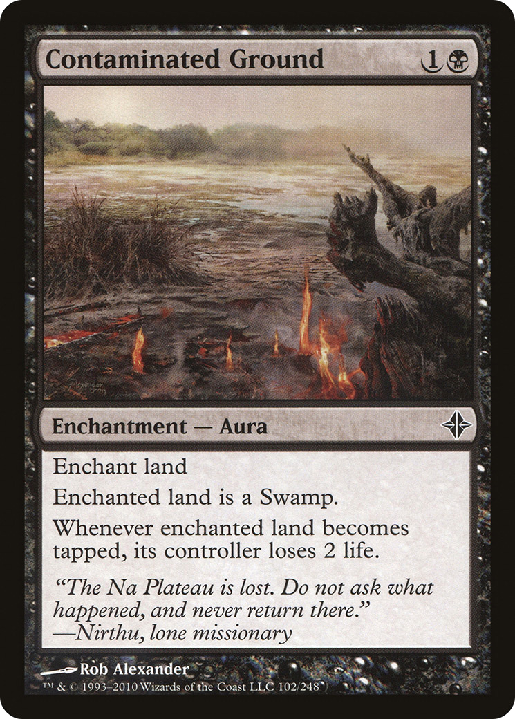 {C} Contaminated Ground [Rise of the Eldrazi][ROE 102]