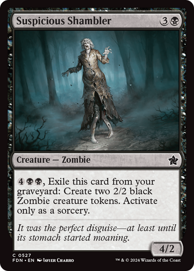 {@C} Suspicious Shambler [Foundations][FDN 527]