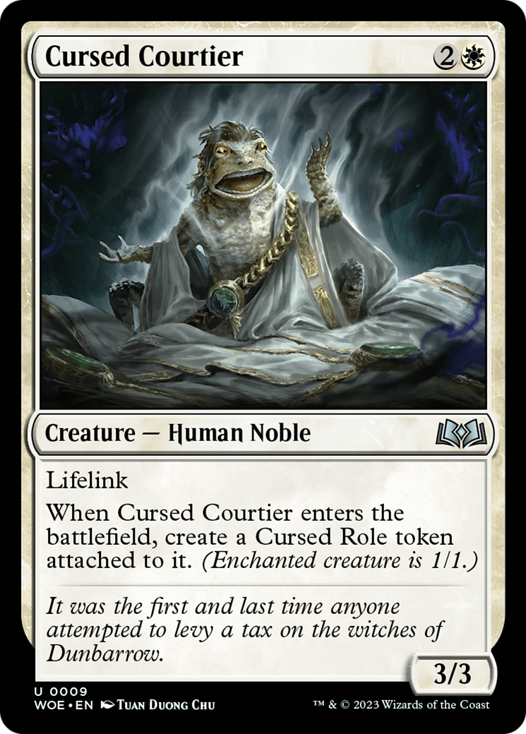 {@C} Cursed Courtier [Wilds of Eldraine][WOE 009]