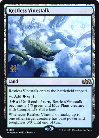 {@R} Restless Vinestalk [Wilds of Eldraine Prerelease Promos][PR WOE 261]