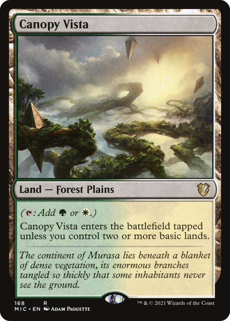 {R} Canopy Vista [Innistrad: Midnight Hunt Commander][MIC 168]