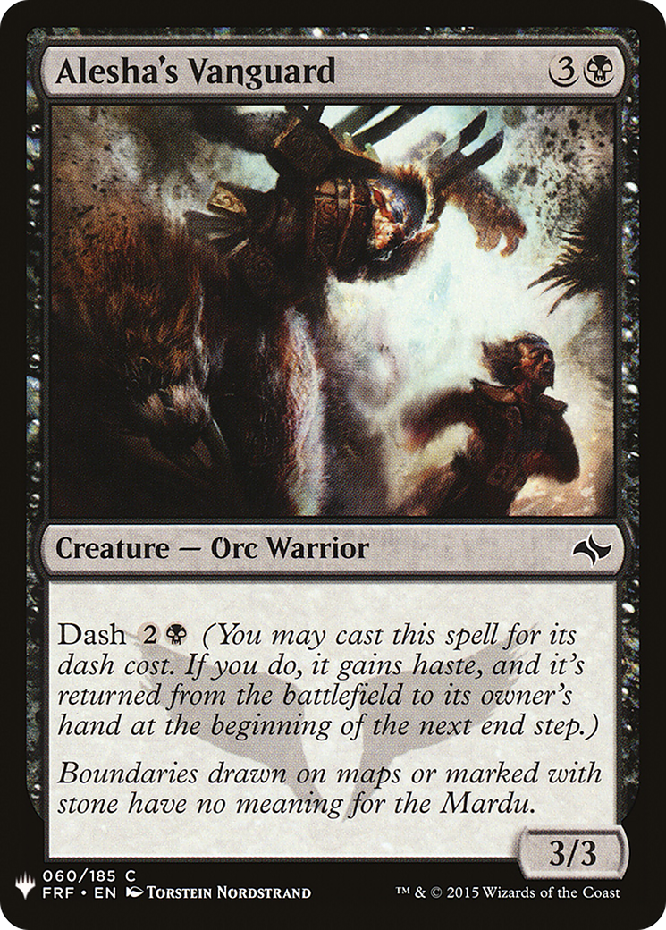 {C} Alesha's Vanguard [Mystery Booster][LS FRF 060]