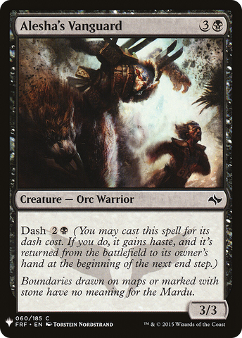 {C} Alesha's Vanguard [Mystery Booster][LS FRF 060]