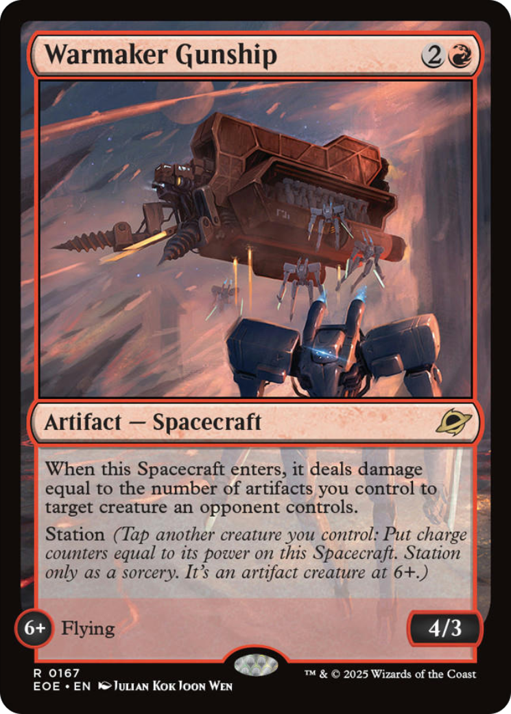 {@@ EOE R} Warmaker Gunship [Edge of Eternities][EOE 167]