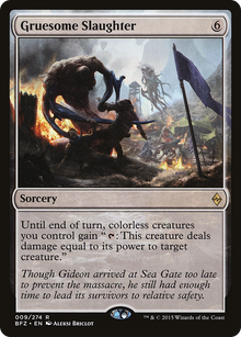 {R} Gruesome Slaughter [Battle for Zendikar][BFZ 009] - Misty Mountain Games