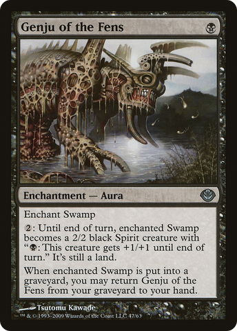 {C} Genju of the Fens [Duel Decks: Garruk vs. Liliana][DDD 047]