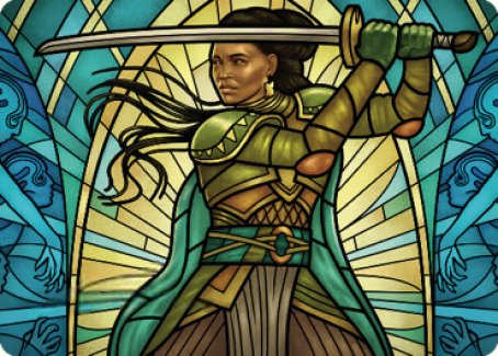 {A} Shanna, Purifying Blade Art Card 2 [Dominaria United Art Series][ADMU 077]