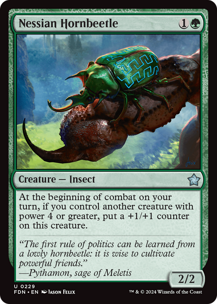 {@C} Nessian Hornbeetle [Foundations][FDN 229]