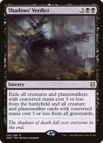 {R} Shadows' Verdict (Promo Pack) [Zendikar Rising Promos][PP ZNR 124]