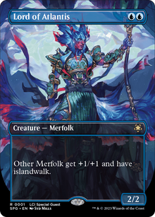 {R} Lord of Atlantis (Borderless) [The Lost Caverns of Ixalan Special Guests][SPG 001]