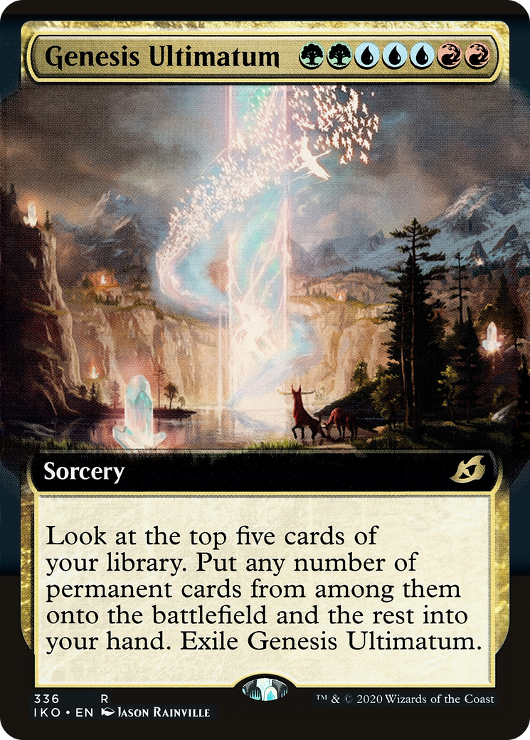 {R} Genesis Ultimatum (Extended Art) [Ikoria: Lair of Behemoths][IKO 336]
