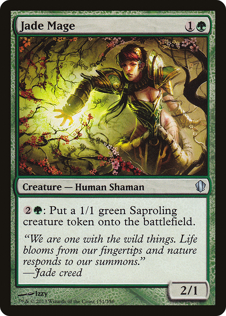 {C} Jade Mage [Commander 2013][C13 151]