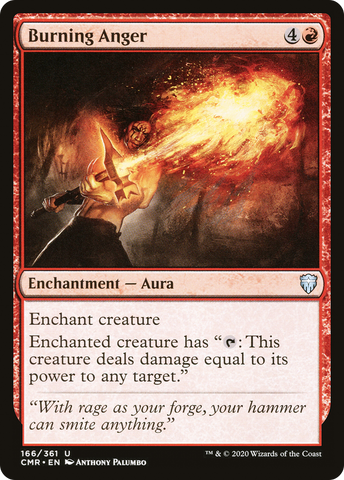 {C} Burning Anger [Commander Legends][CMR 166]