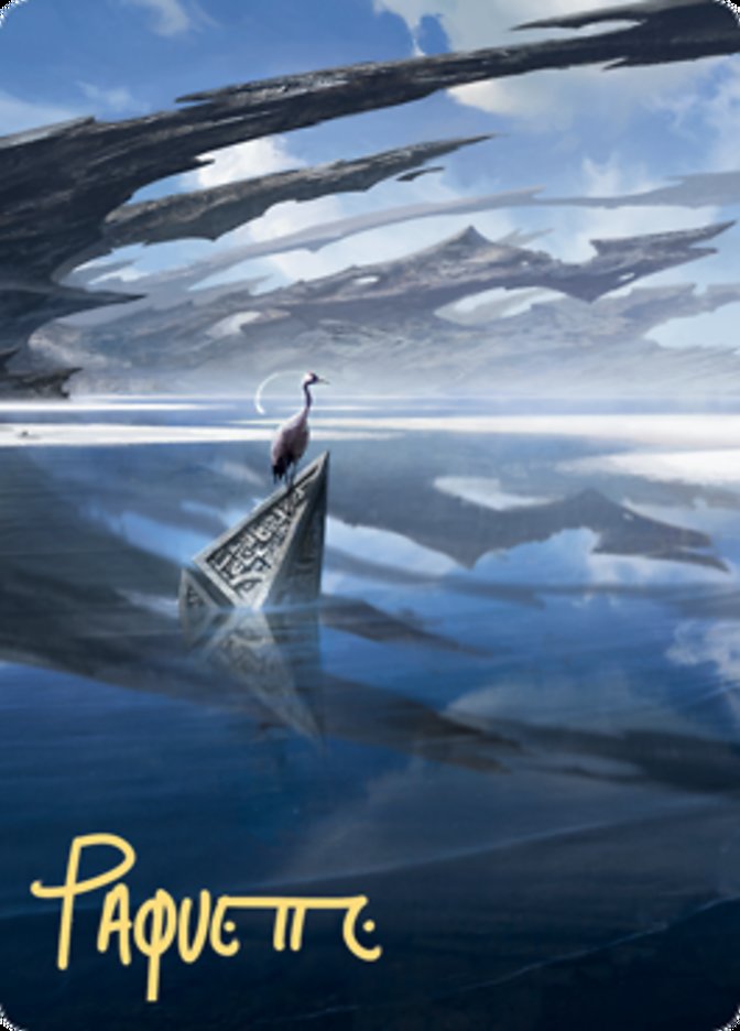 {A} Seachrome Coast Art Card (Gold-Stamped Signature) [Zendikar Rising Art Series][AZNR 031]