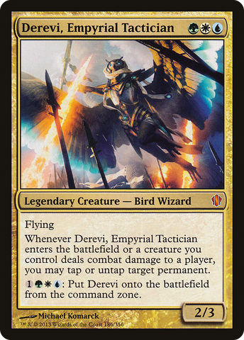 {R} Derevi, Empyrial Tactician [Commander 2013][C13 186]