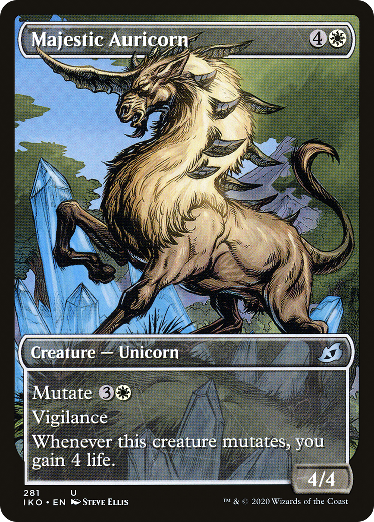 {C} Majestic Auricorn (Showcase) [Ikoria: Lair of Behemoths][IKO 281]