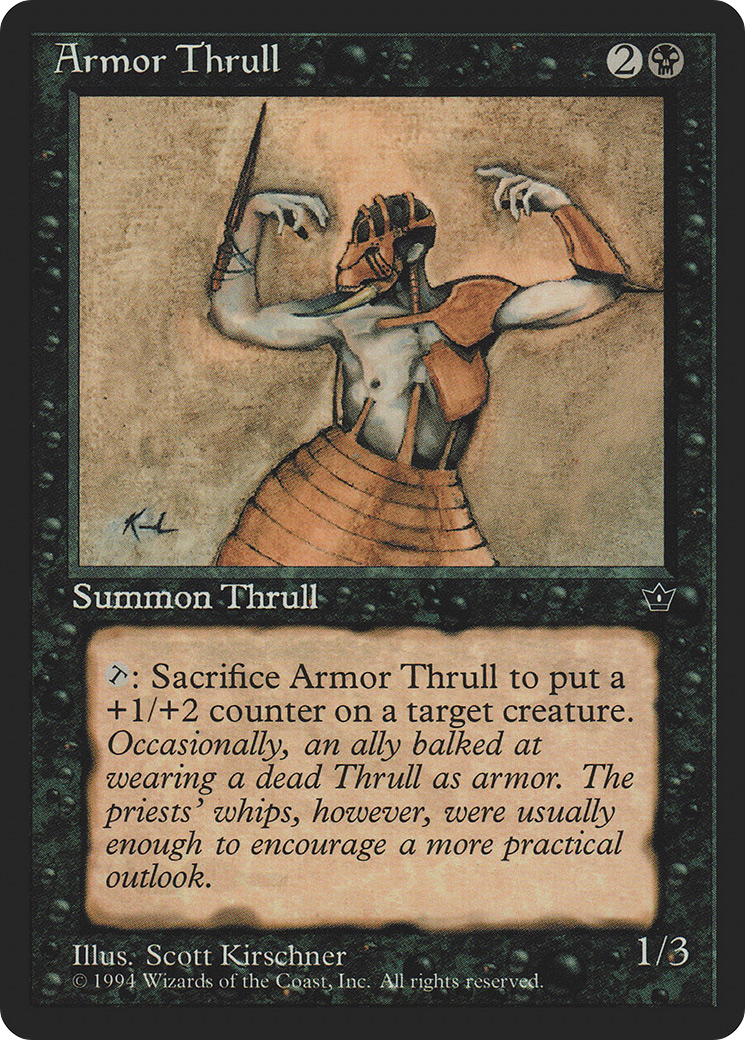 {C} Armor Thrull (Scott Kirschner) [Fallen Empires][FEM 33D]