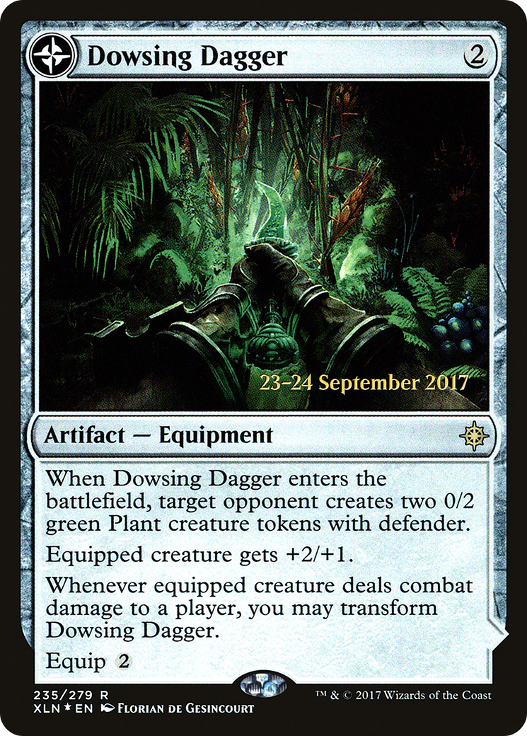 {R} Dowsing Dagger // Lost Vale [Ixalan Prerelease Promos][PR XLN 235]