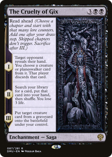 {R} The Cruelty of Gix [Dominaria United][DMU 087]